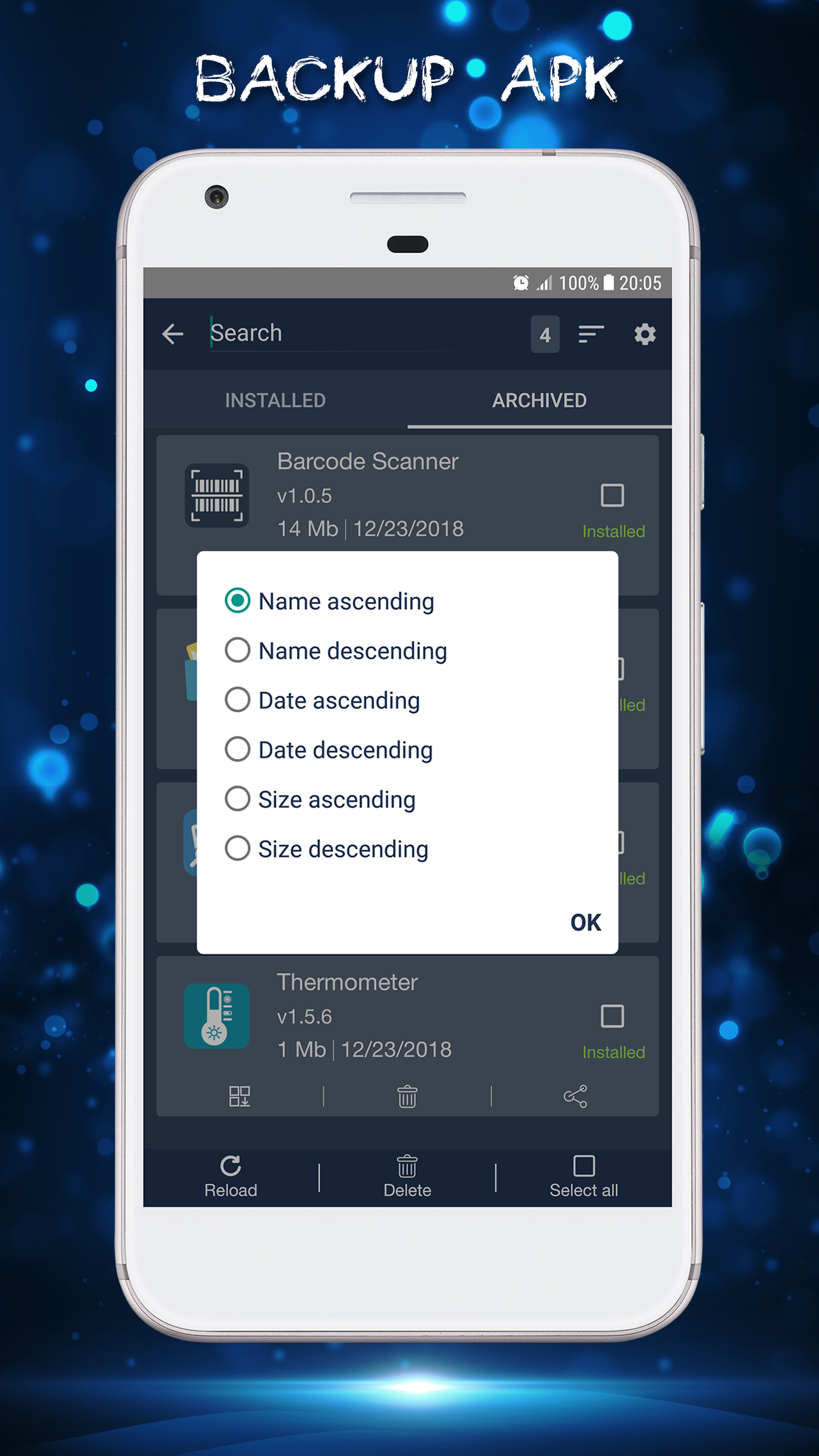اسکرین شات 6 برنامه Backup Apk - Extract Apk