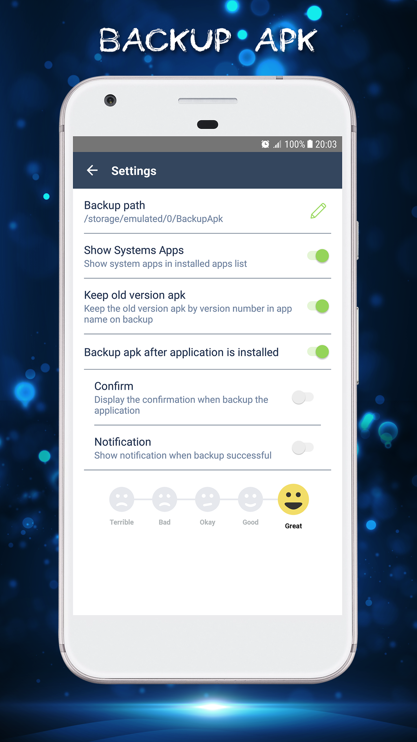 اسکرین شات 4 برنامه Backup Apk - Extract Apk