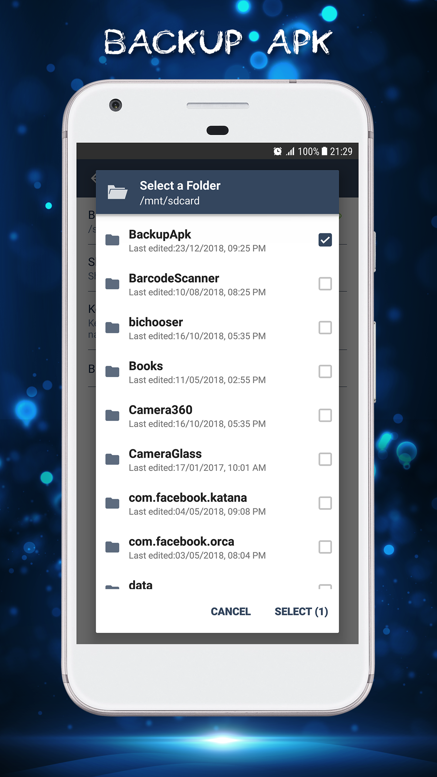 اسکرین شات 5 برنامه Backup Apk - Extract Apk