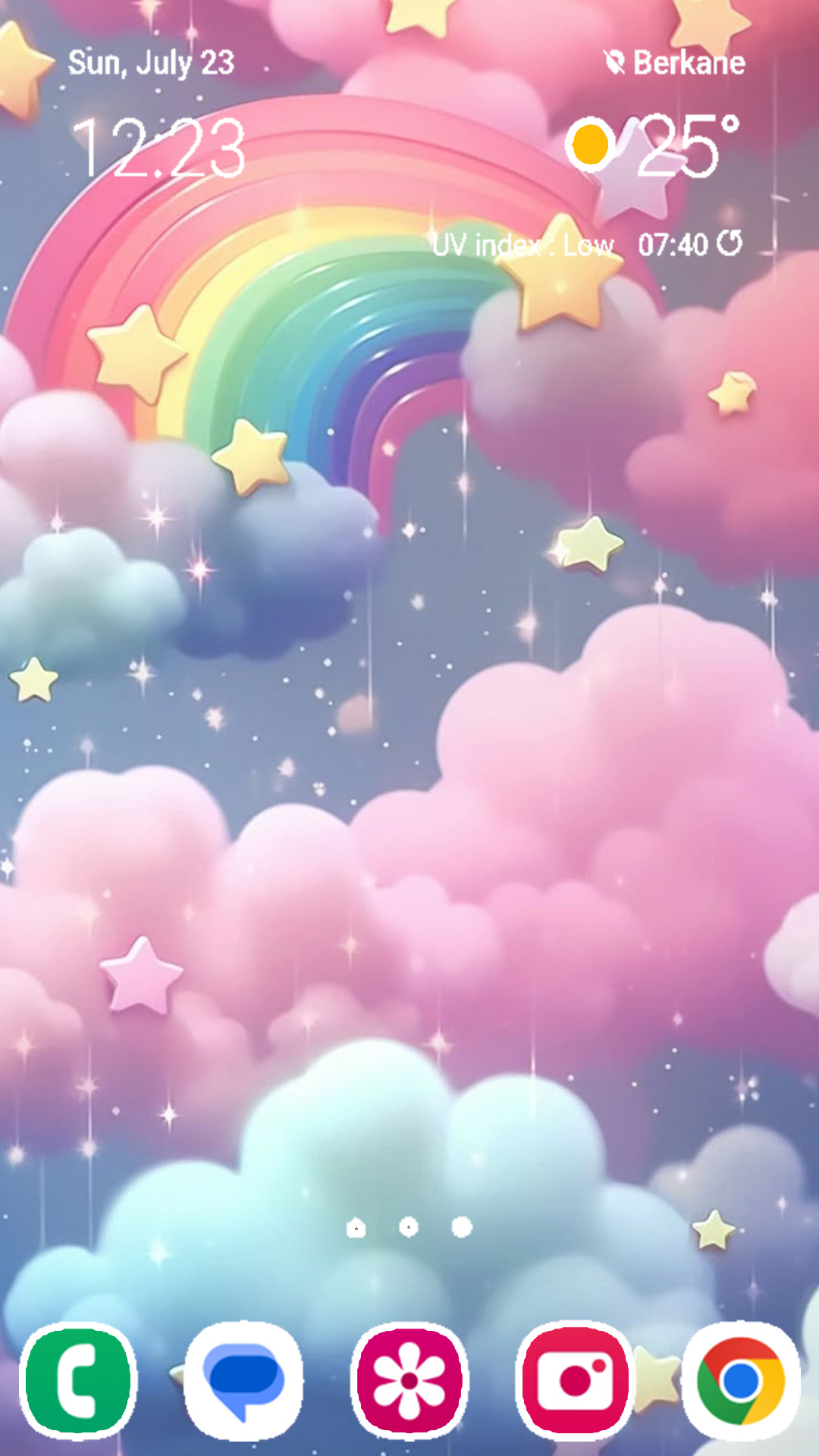 اسکرین شات 3 برنامه Rainbow Wallpaper