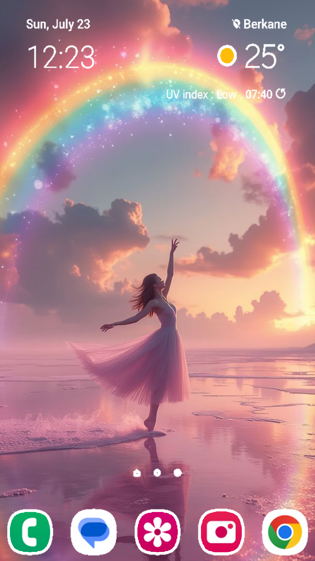اسکرین شات 5 برنامه Rainbow Wallpaper