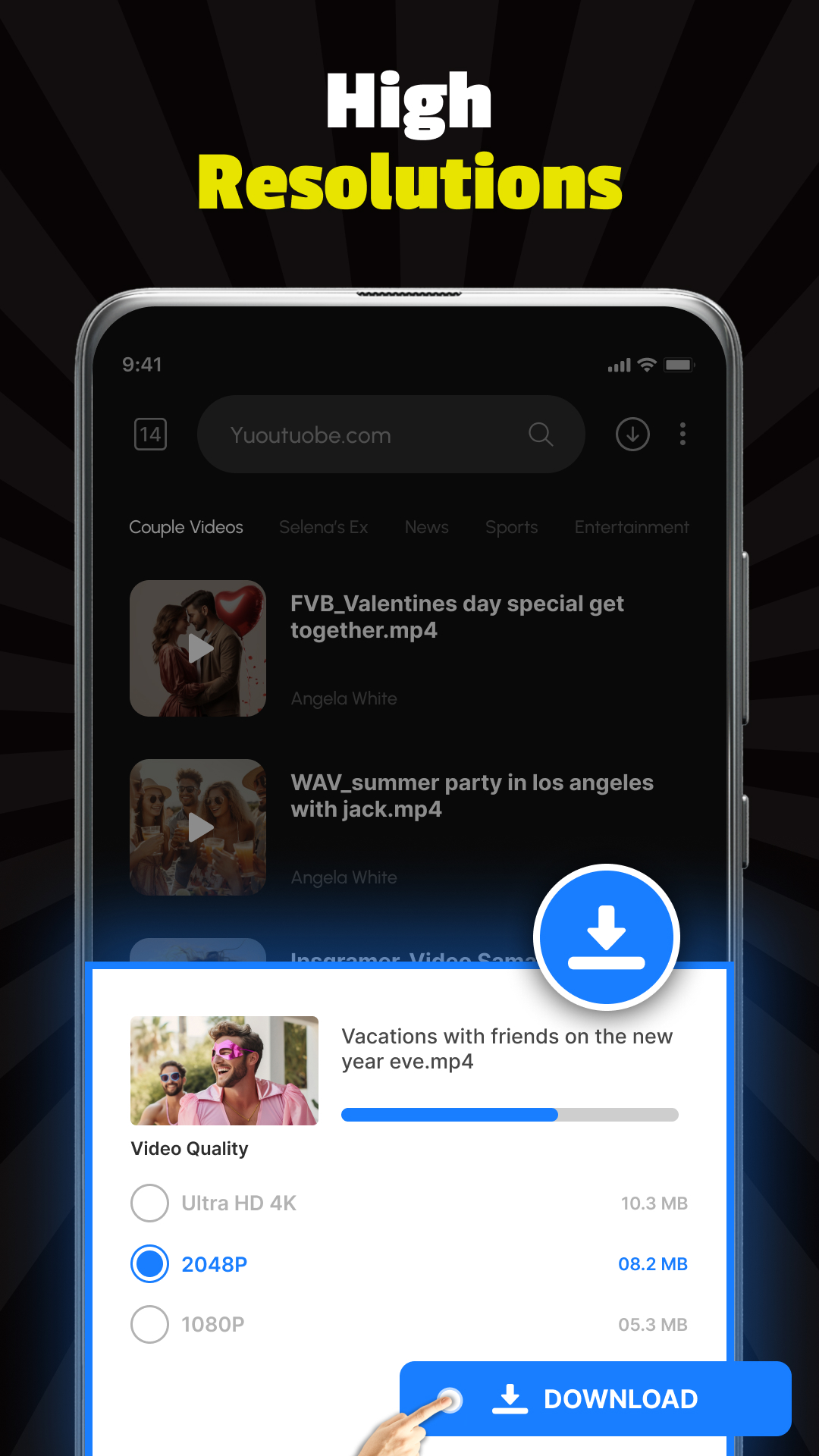 اسکرین شات 7 برنامه All Video Downloader & Player