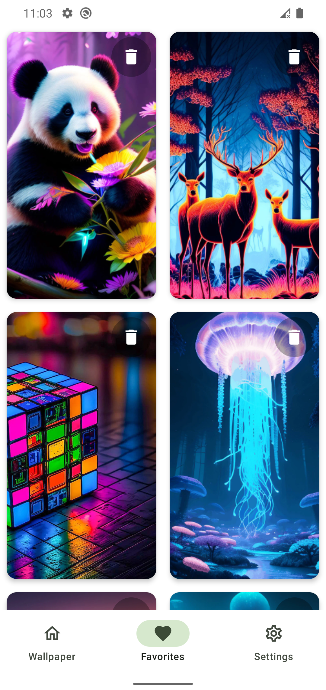 اسکرین شات 6 برنامه Neon Wallpaper