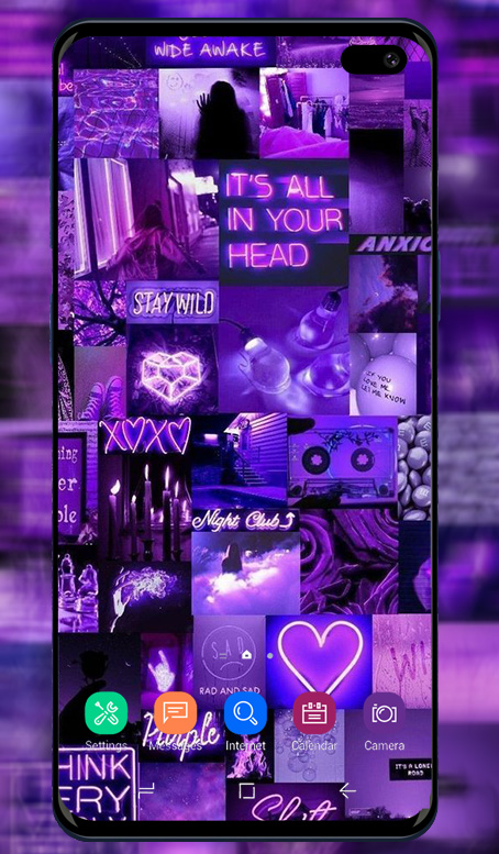 اسکرین شات 3 برنامه Purple Wallpaper