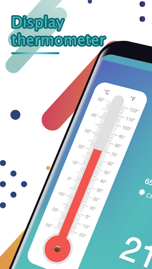 اسکرین شات 1 برنامه Thermometer - Hygrometer