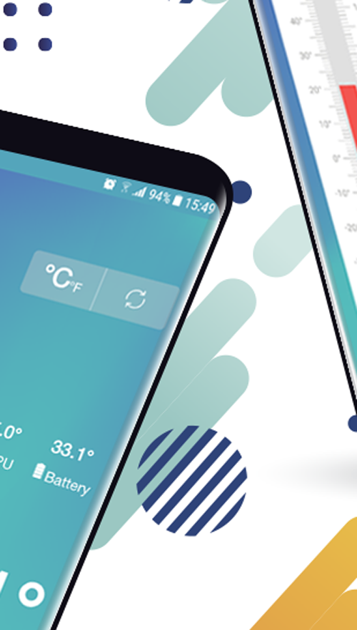 اسکرین شات 2 برنامه Thermometer - Hygrometer