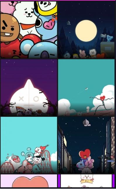 اسکرین شات 6 برنامه Wallpaper For BTS all Members
