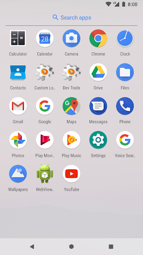 اسکرین شات 2 برنامه Lean Launcher
