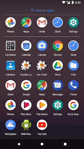 اسکرین شات 3 برنامه Lean Launcher