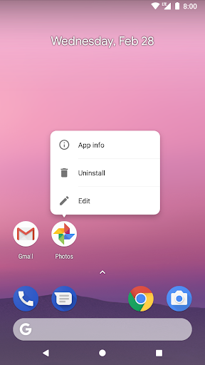 اسکرین شات 4 برنامه Lean Launcher