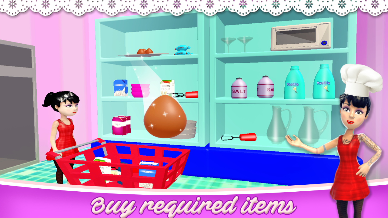 اسکرین شات 1 بازی Cake it-Cake Games-Girls Games