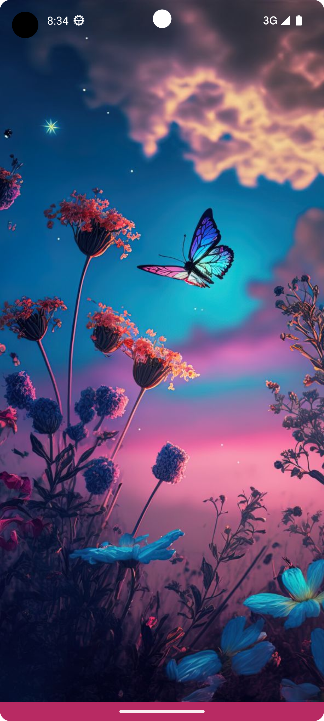 اسکرین شات 4 برنامه Girly Wallpapers for Girls