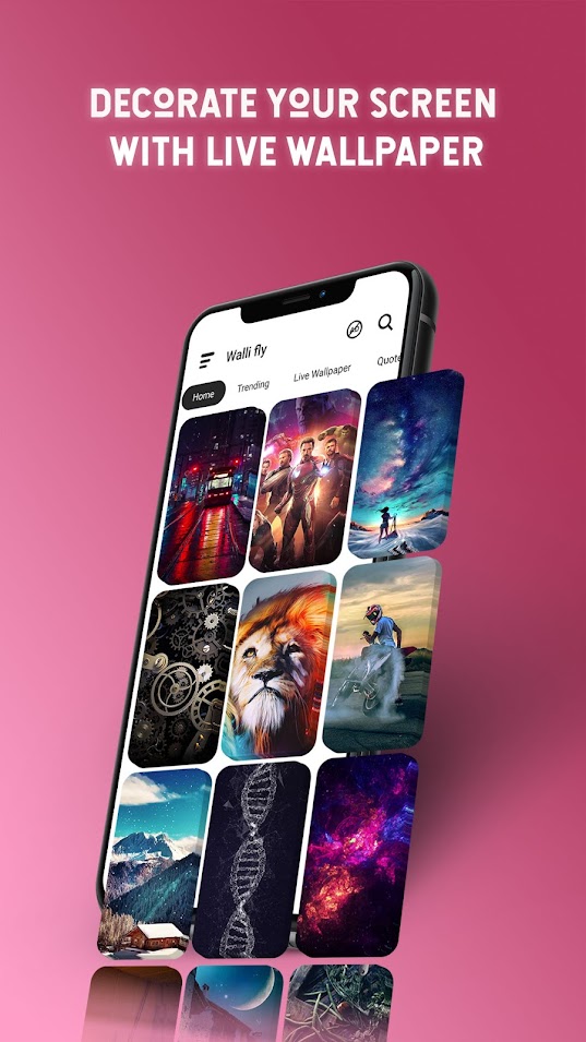 اسکرین شات 6 برنامه Live Wallpaper- 4k Backgrounds