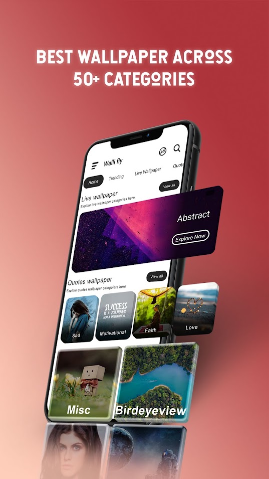 اسکرین شات 4 برنامه Live Wallpaper- 4k Backgrounds