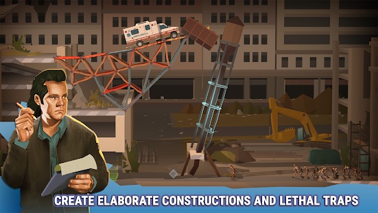 اسکرین شات 1 بازی Bridge Constructor: The Walking Dead