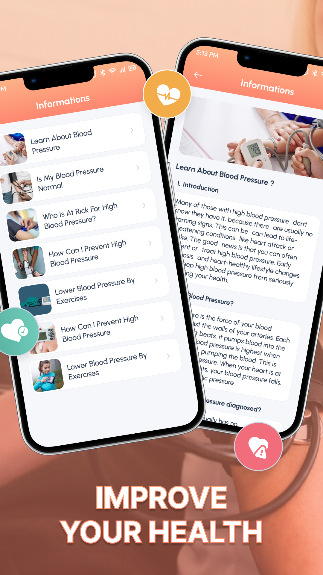 اسکرین شات 5 برنامه My Blood Pressure Tracker Log