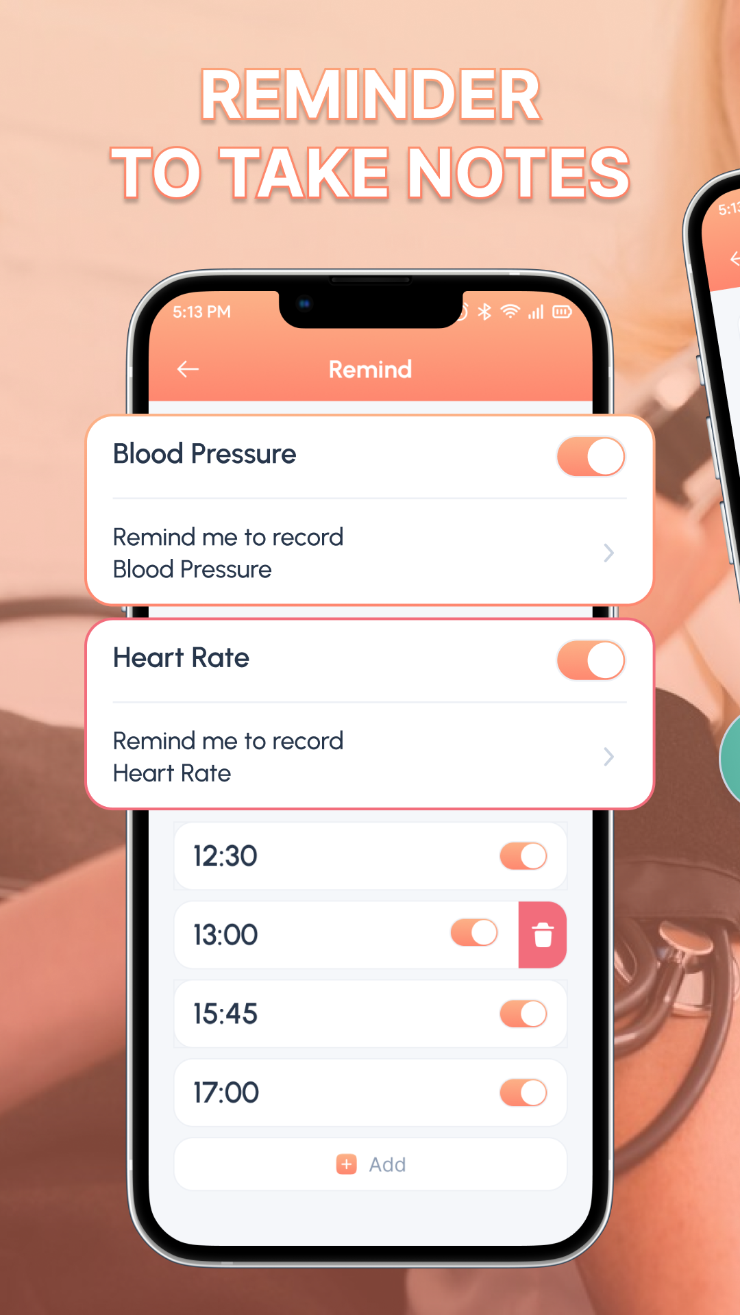 اسکرین شات 4 برنامه My Blood Pressure Tracker Log