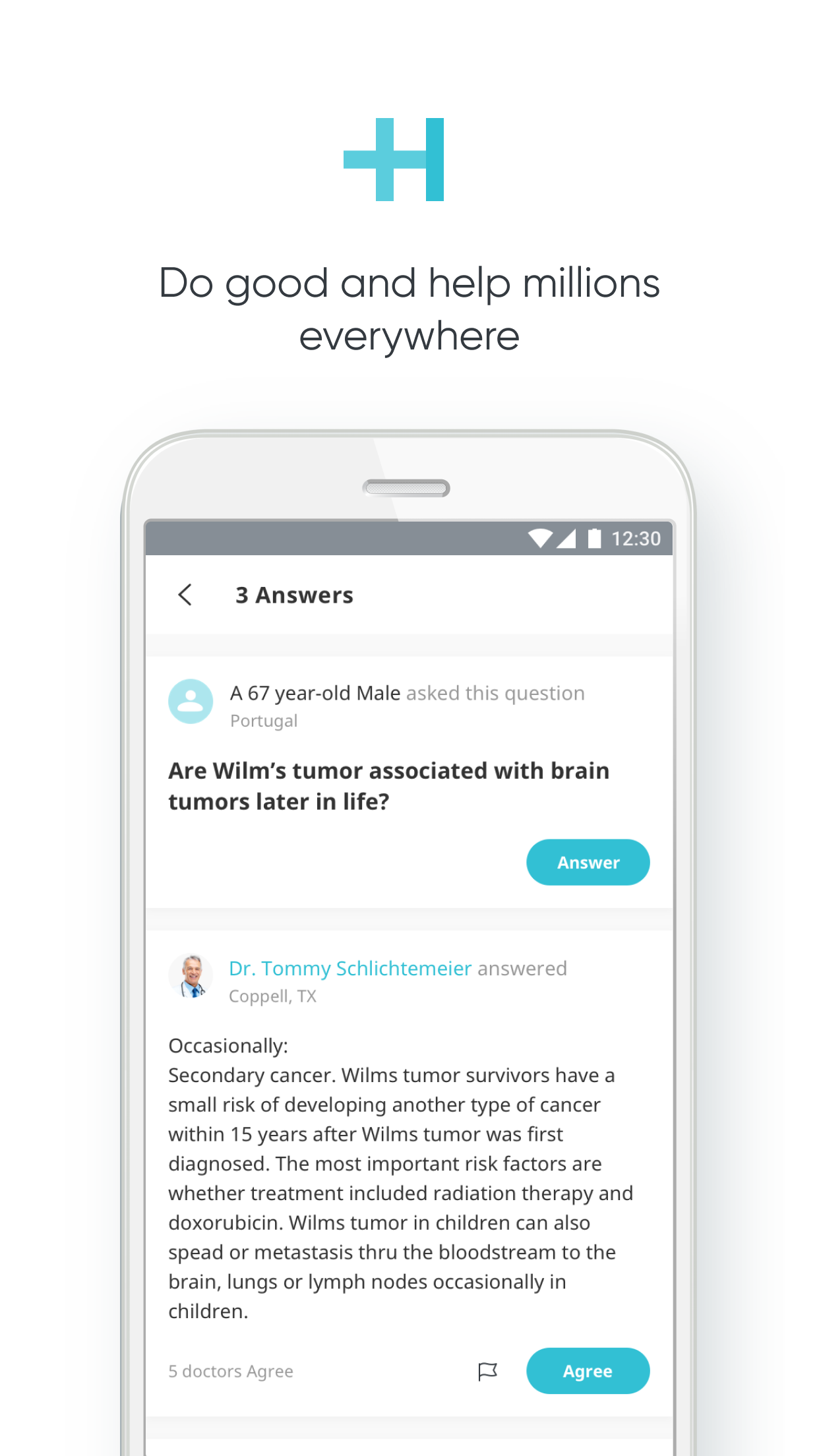 اسکرین شات 2 برنامه HealthTap for Doctors