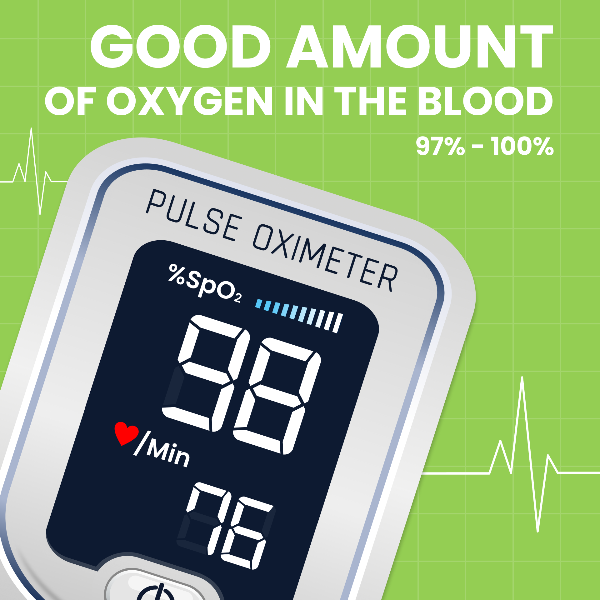 اسکرین شات 1 برنامه Pulse Oximeter Tracker & Info