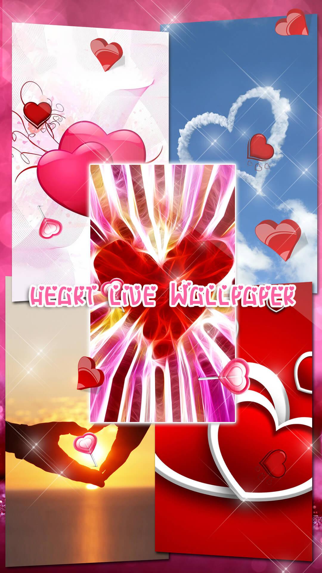 اسکرین شات 6 برنامه Heart Live Wallpaper