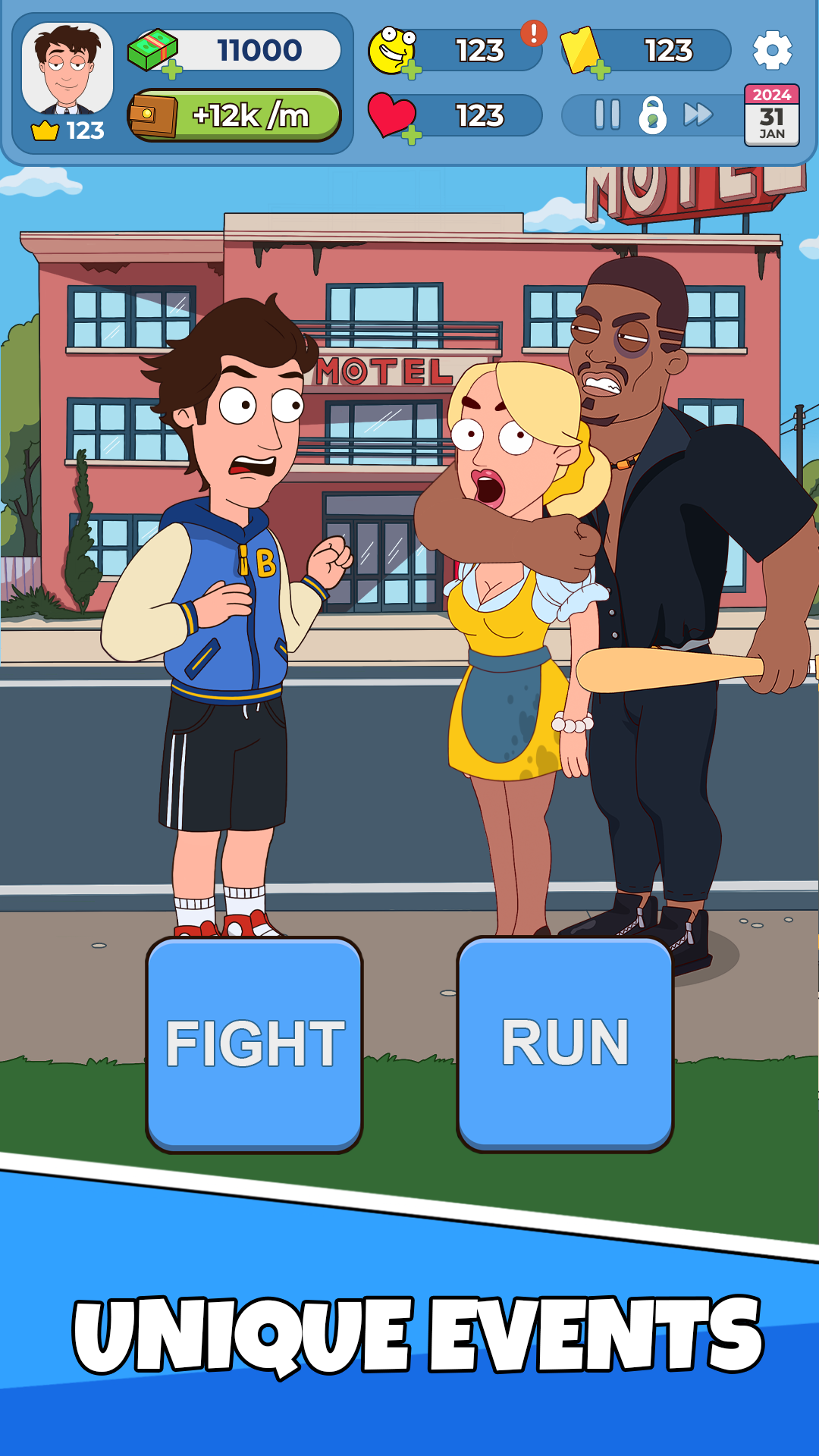 اسکرین شات 1 بازی Idle Guy: Life Simulator games