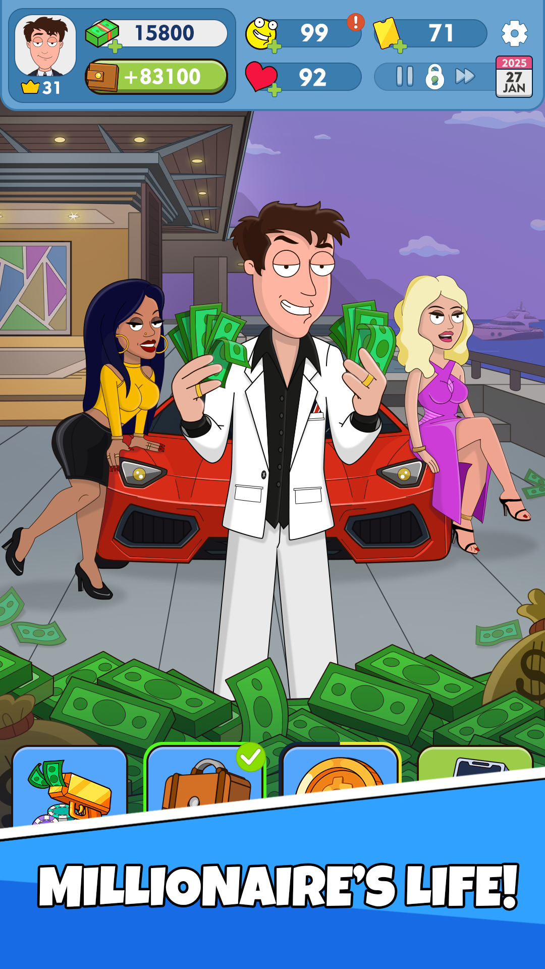 اسکرین شات 7 بازی Idle Guy: Life Simulator games