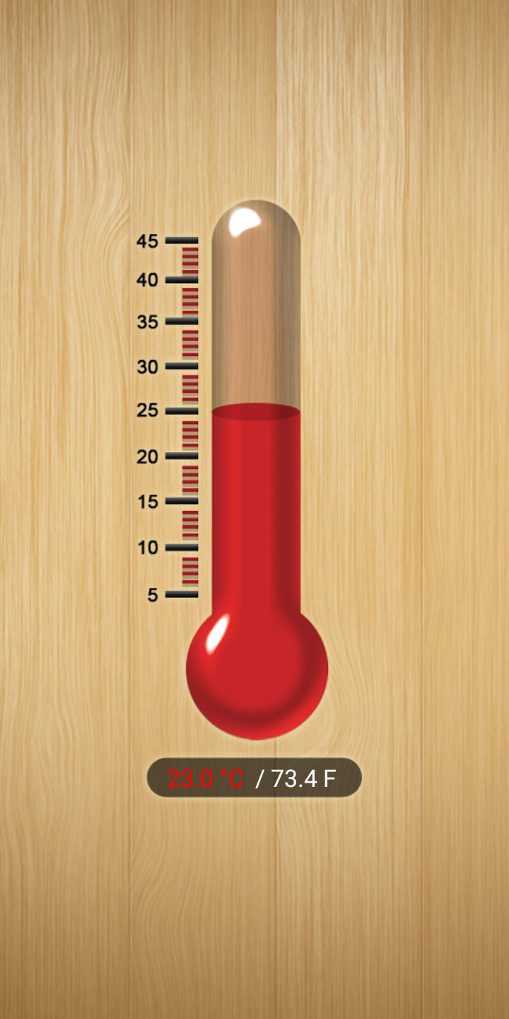 اسکرین شات 1 برنامه Thermometer