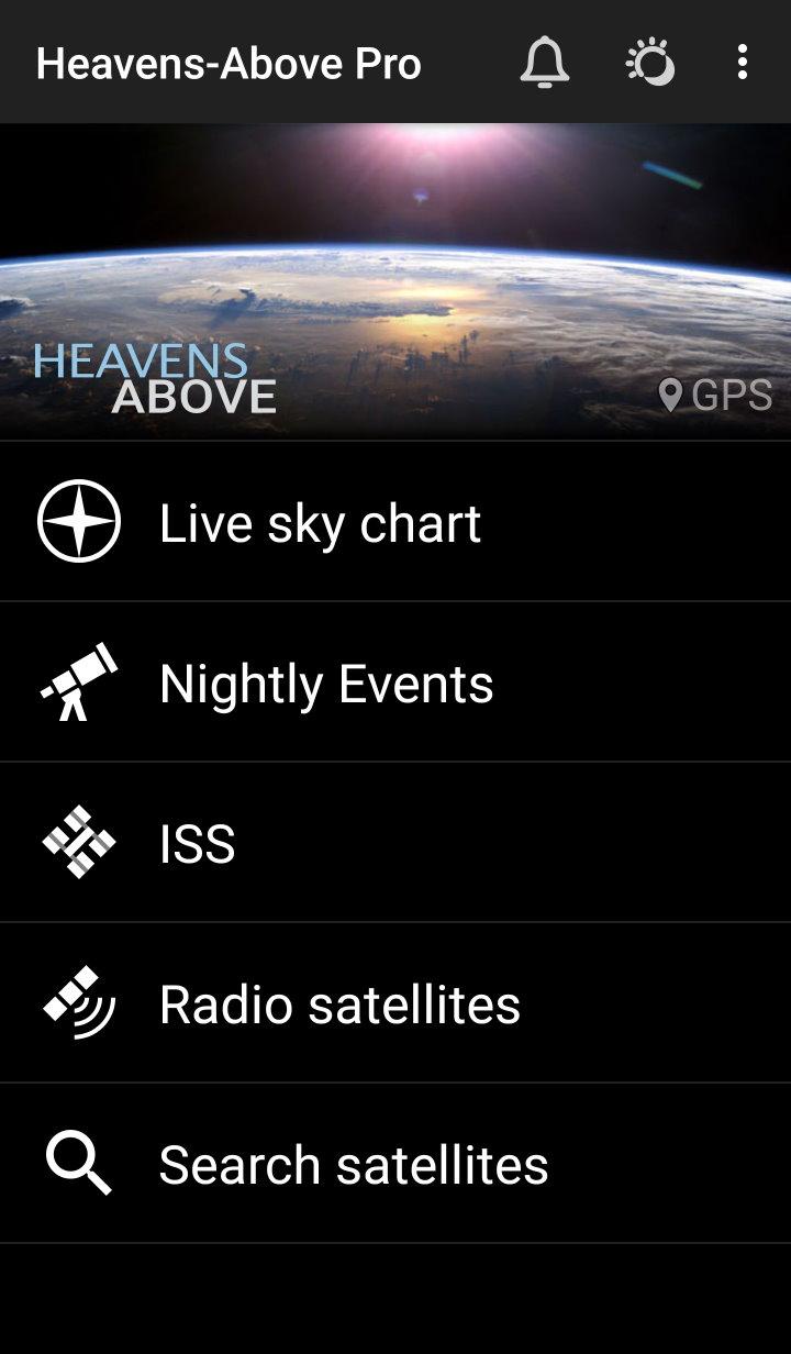 اسکرین شات 1 برنامه Heavens-Above