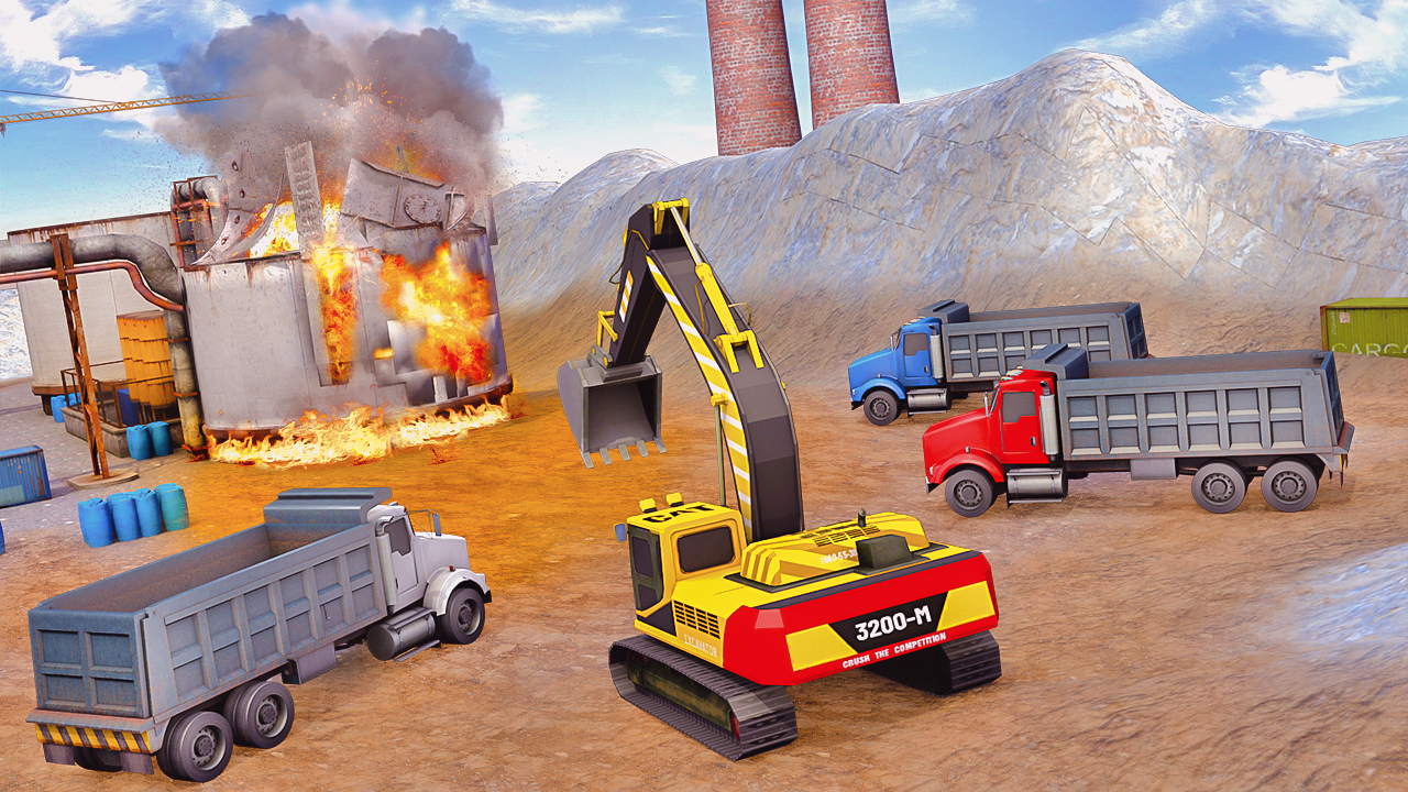 اسکرین شات 2 بازی Excavator Crane Driving Sim