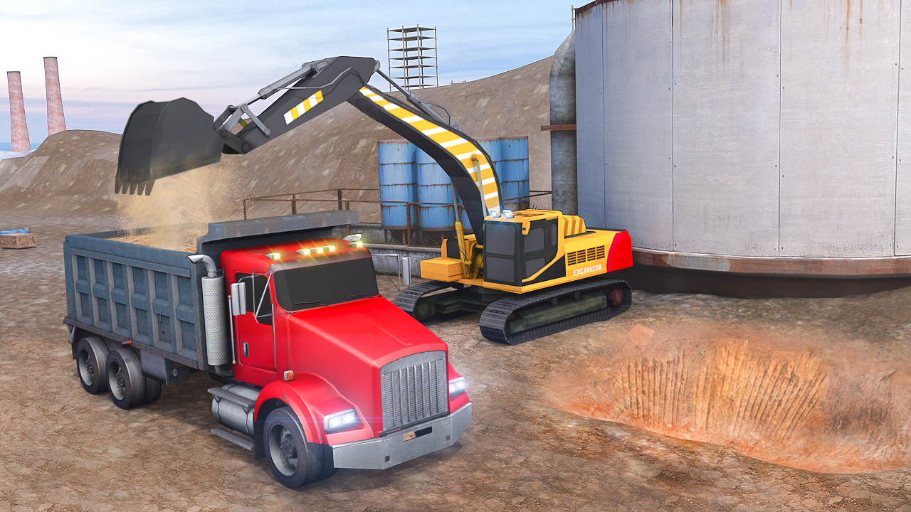 اسکرین شات 3 بازی Excavator Crane Driving Sim