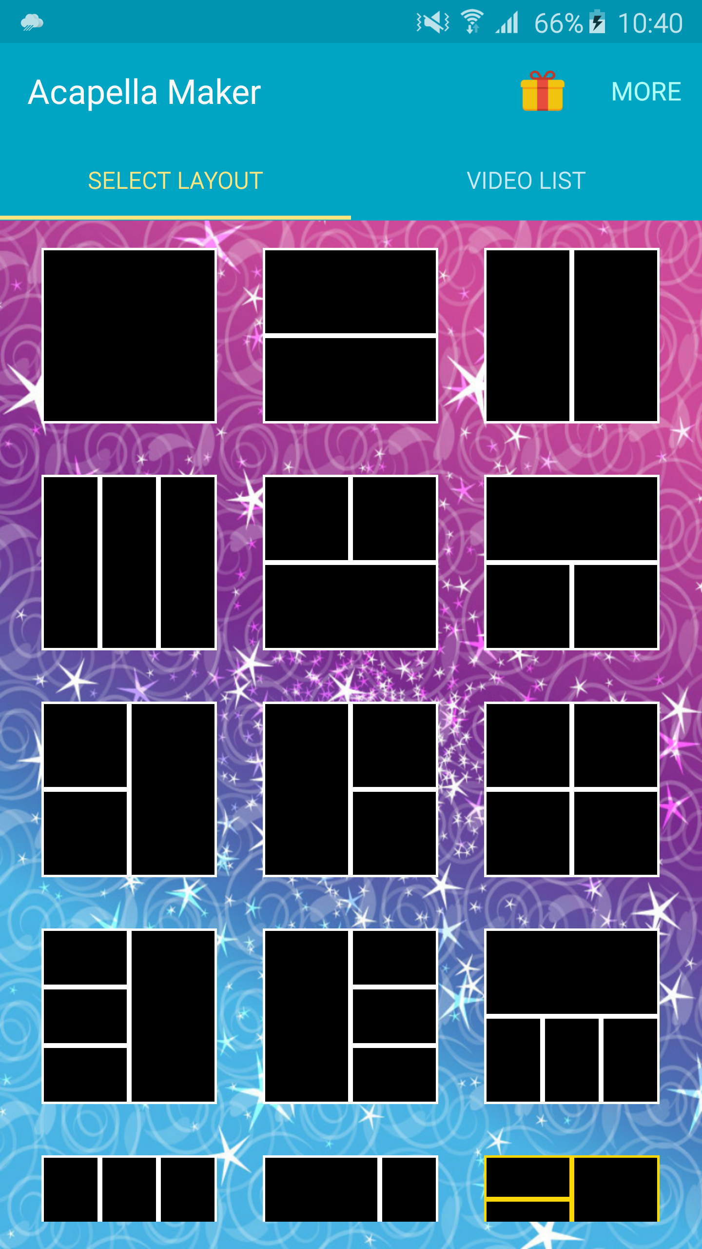 اسکرین شات 1 برنامه Acapella Maker - Video Collage