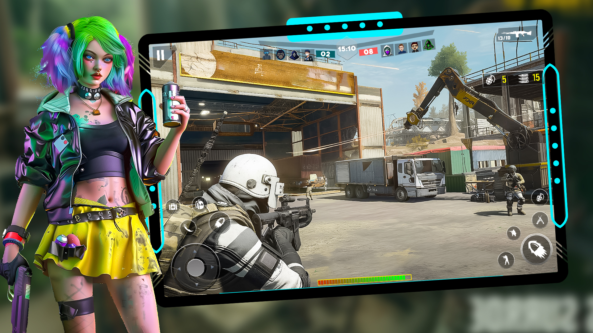اسکرین شات 5 بازی Gun Shooting Games Fps Offline