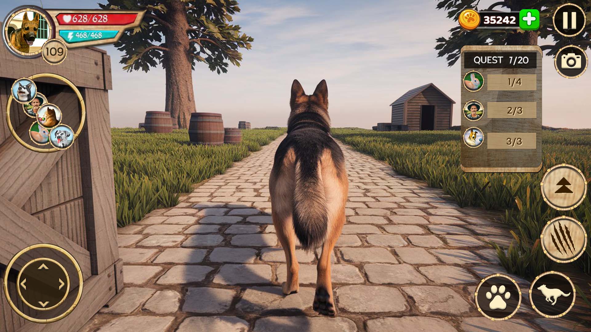 اسکرین شات 2 بازی Dog Simulator Offline Pet Game