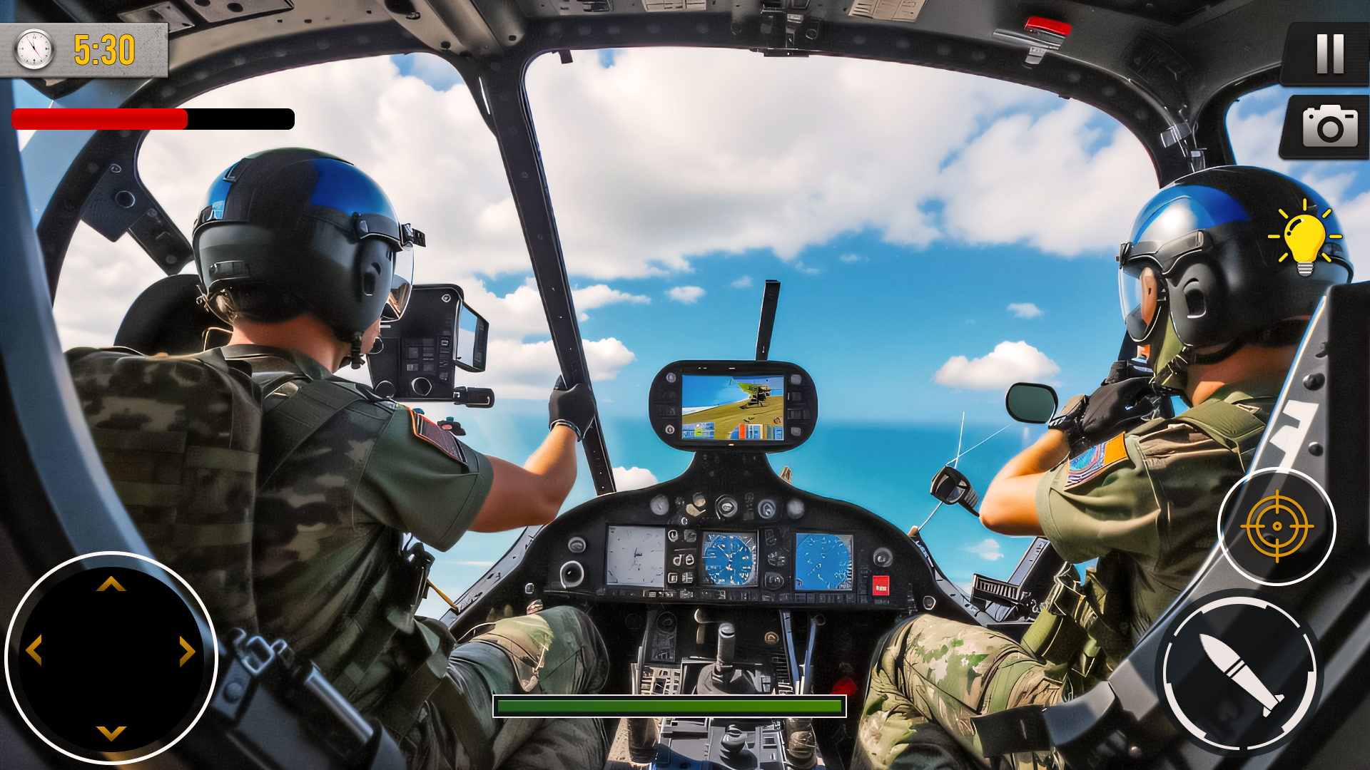 اسکرین شات 2 بازی Gunship Battle Offline Game