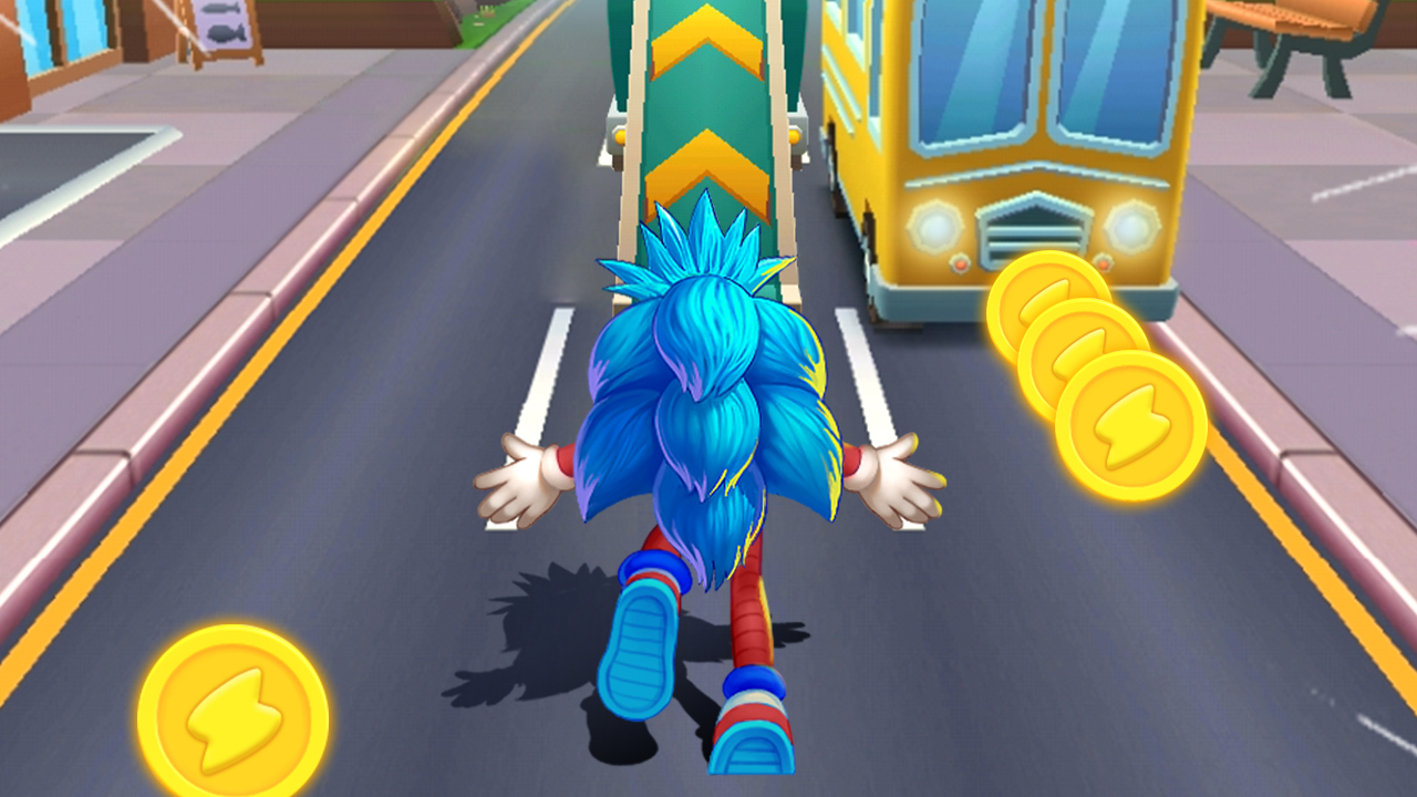 اسکرین شات بازی Hedgehog 3D Blue Run 6