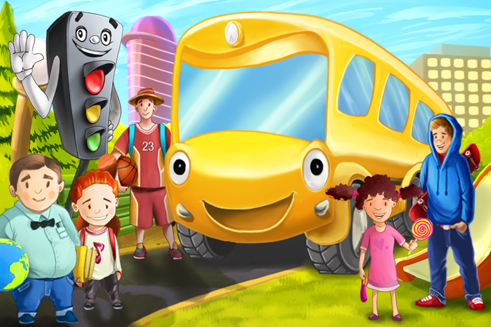 اسکرین شات 1 بازی Bus Story Adventures for Kids