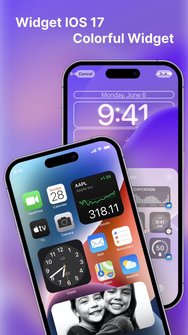 اسکرین شات 2 برنامه Launcher iOS 17