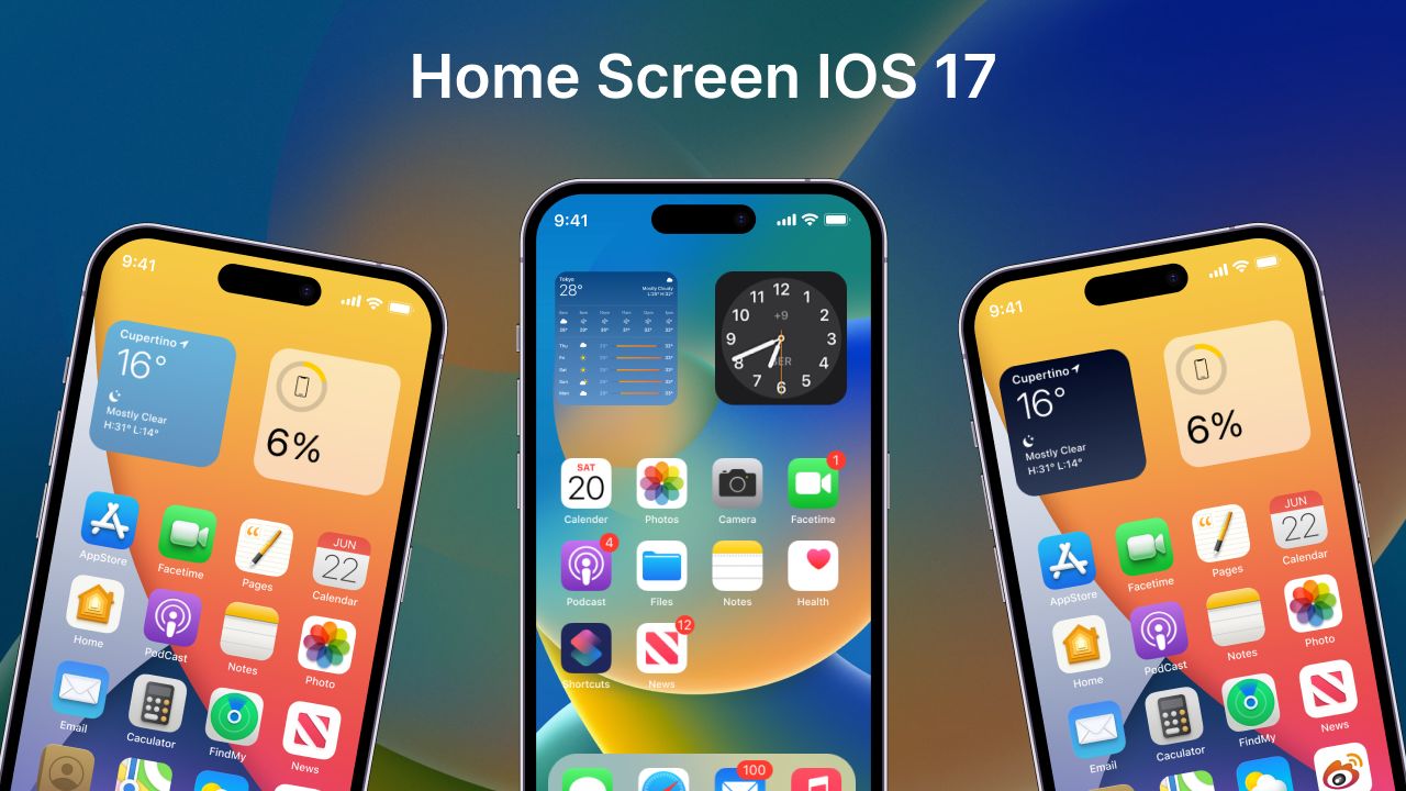 اسکرین شات 7 برنامه Launcher iOS 17