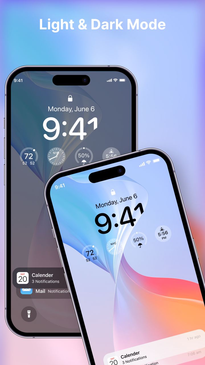 اسکرین شات 4 برنامه Launcher iOS 17