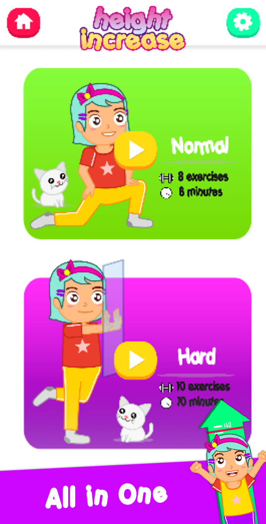 اسکرین شات 2 برنامه Kids Height Increase Workout
