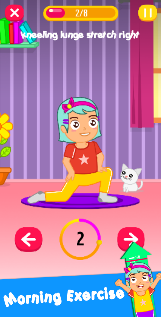اسکرین شات 1 برنامه Kids Height Increase Workout