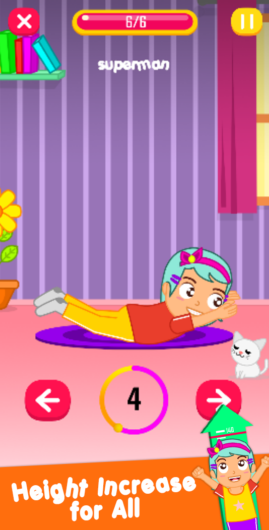 اسکرین شات 4 برنامه Grow Taller : Kids Workout