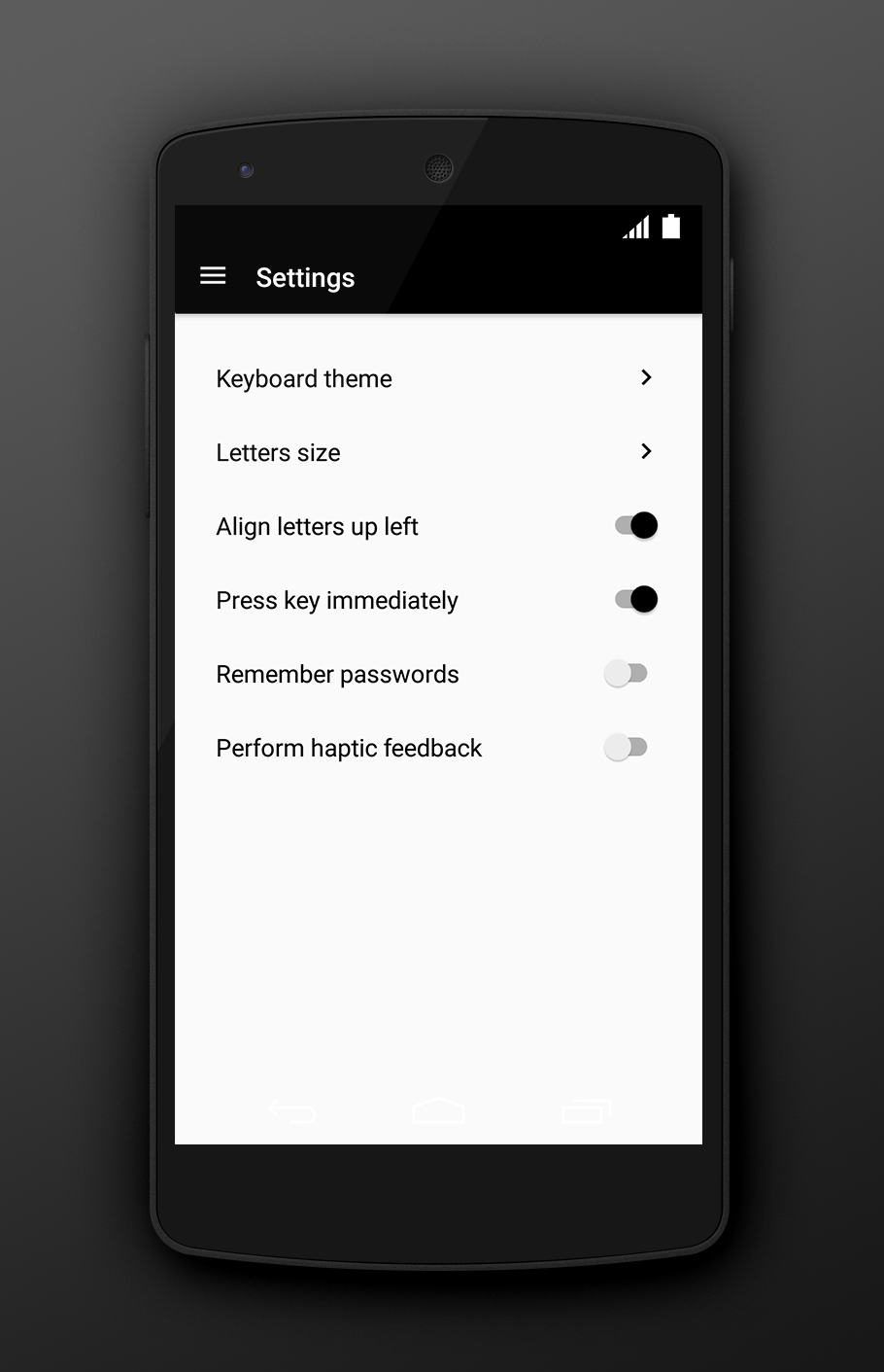 اسکرین شات 3 برنامه Numeric Keyboard