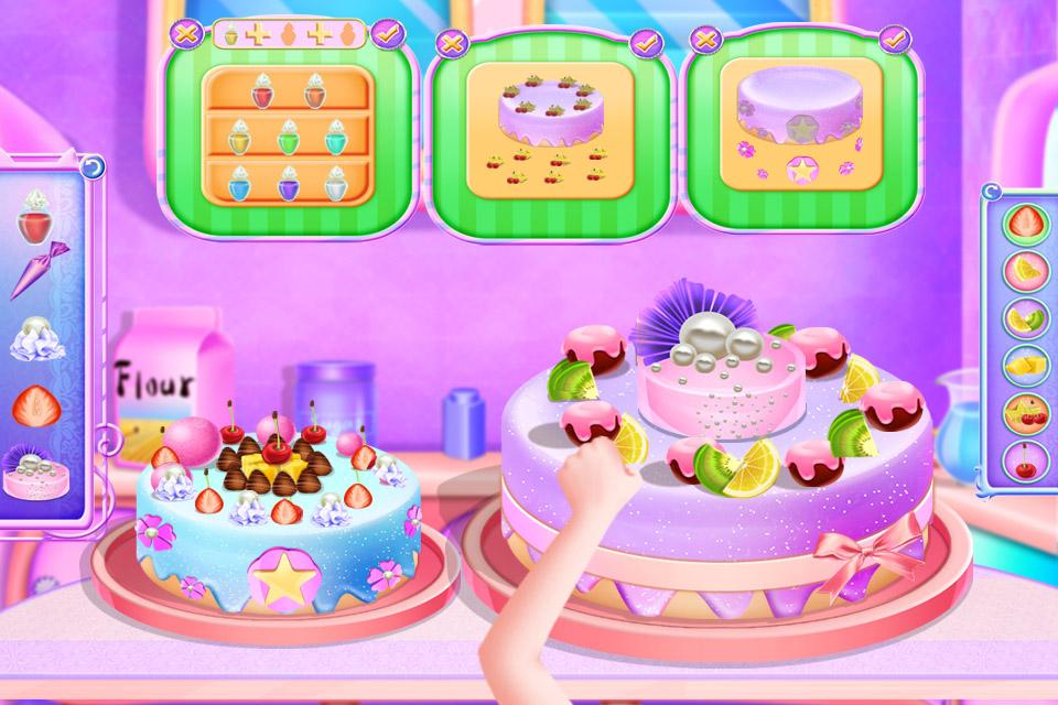 اسکرین شات 2 بازی Cake Making Contest Day