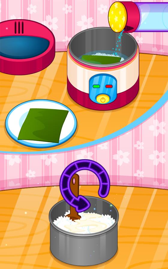 اسکرین شات 3 برنامه Cooking Sushi Maker