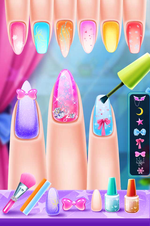 اسکرین شات 2 برنامه Fashion Nail Shop