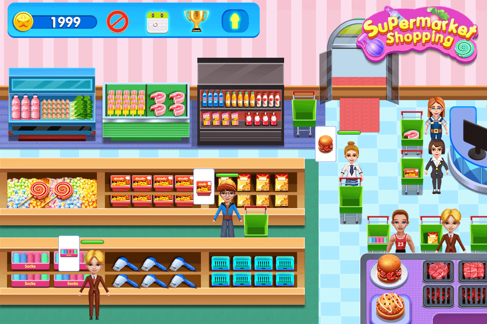 اسکرین شات 1 بازی Super Market Shopping