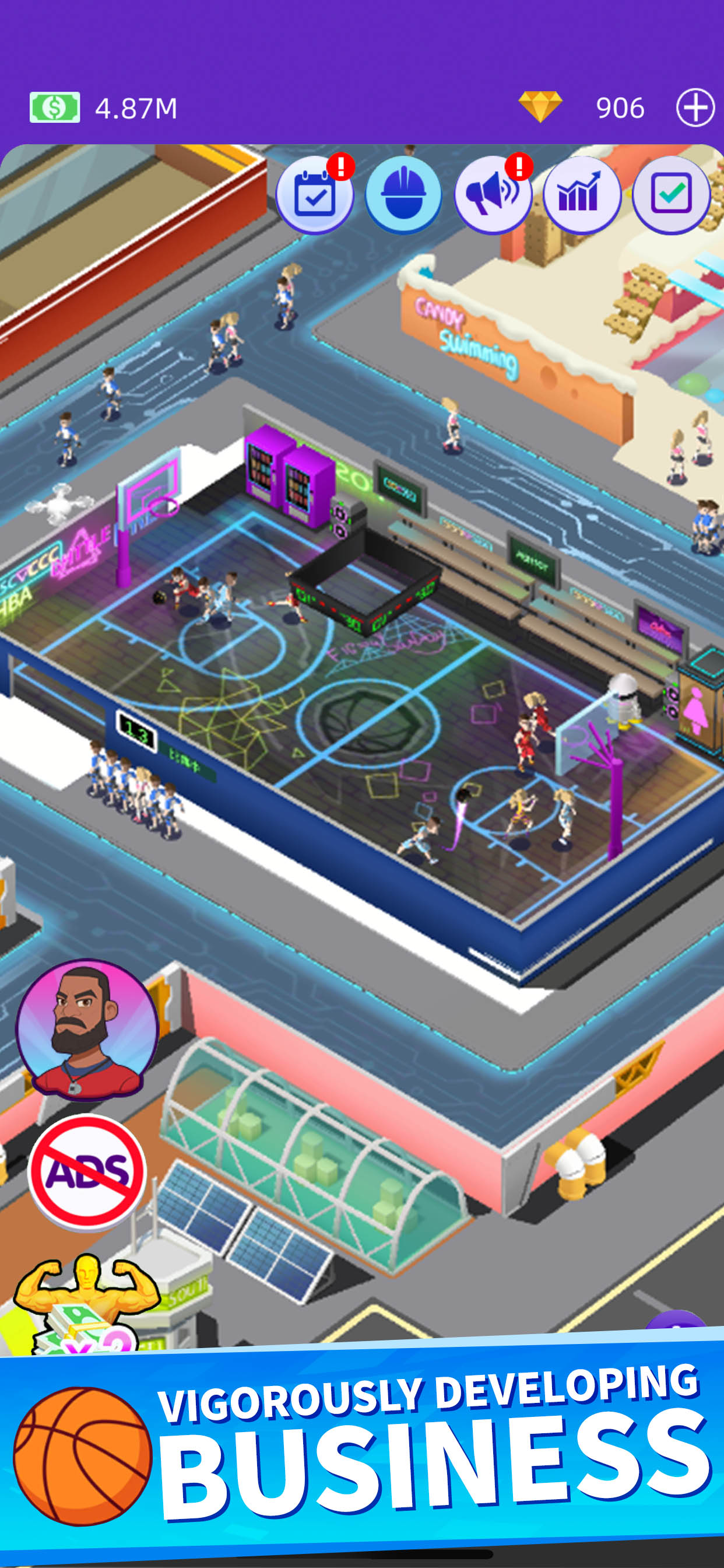 اسکرین شات 3 بازی Idle GYM Sports