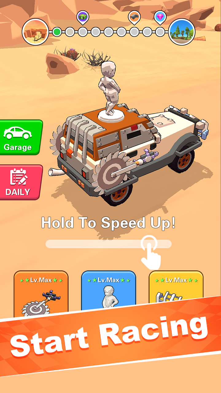 اسکرین شات 1 بازی Car Rush: Fighting & Racing