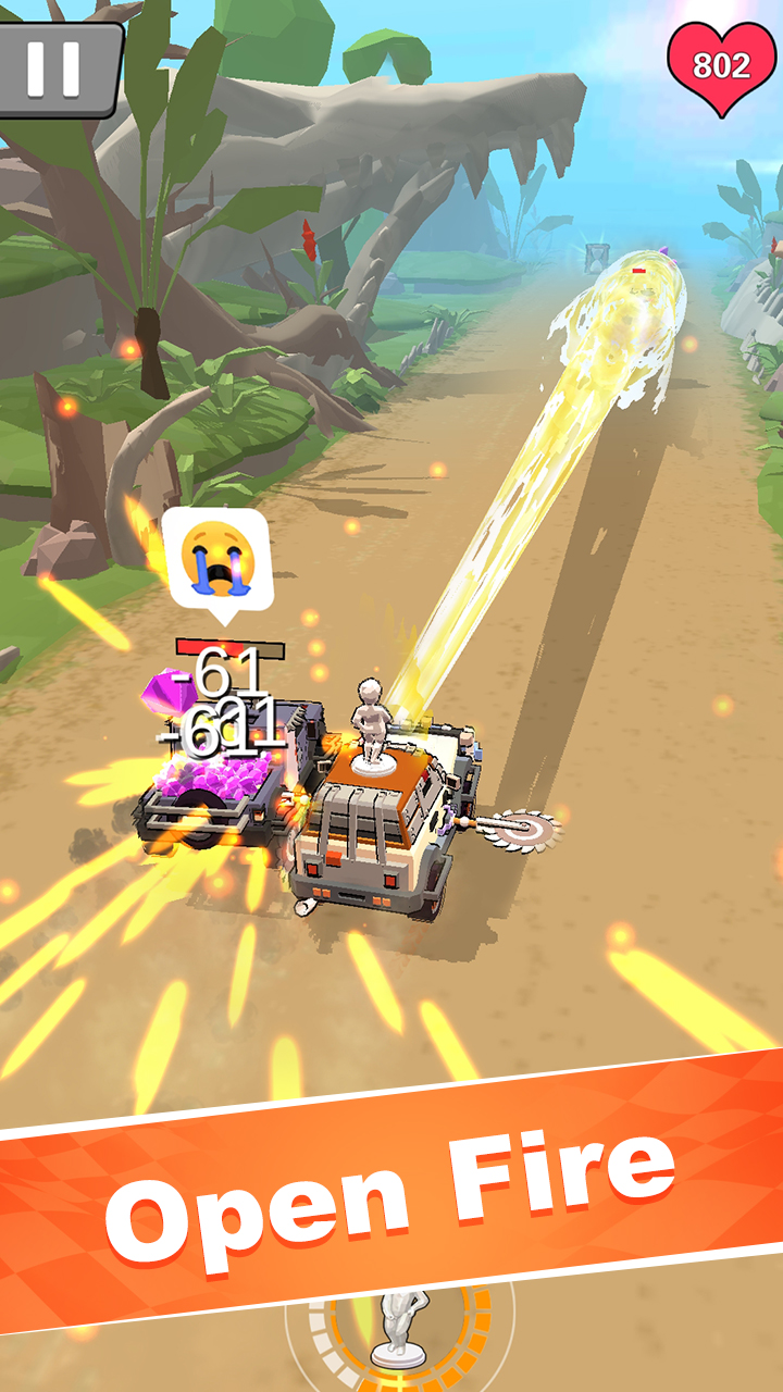 اسکرین شات 5 بازی Car Rush: Fighting & Racing